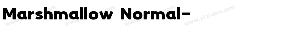 Marshmallow Normal字体转换
